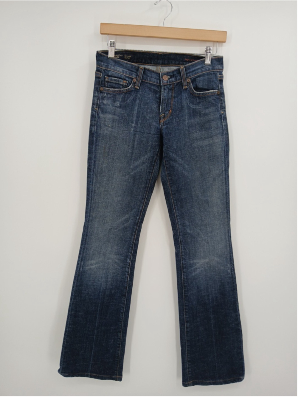 Citizens of Humanity Kelly 001 Stretch Low Waist Bootcut Jeans Size 27 Inseam 32